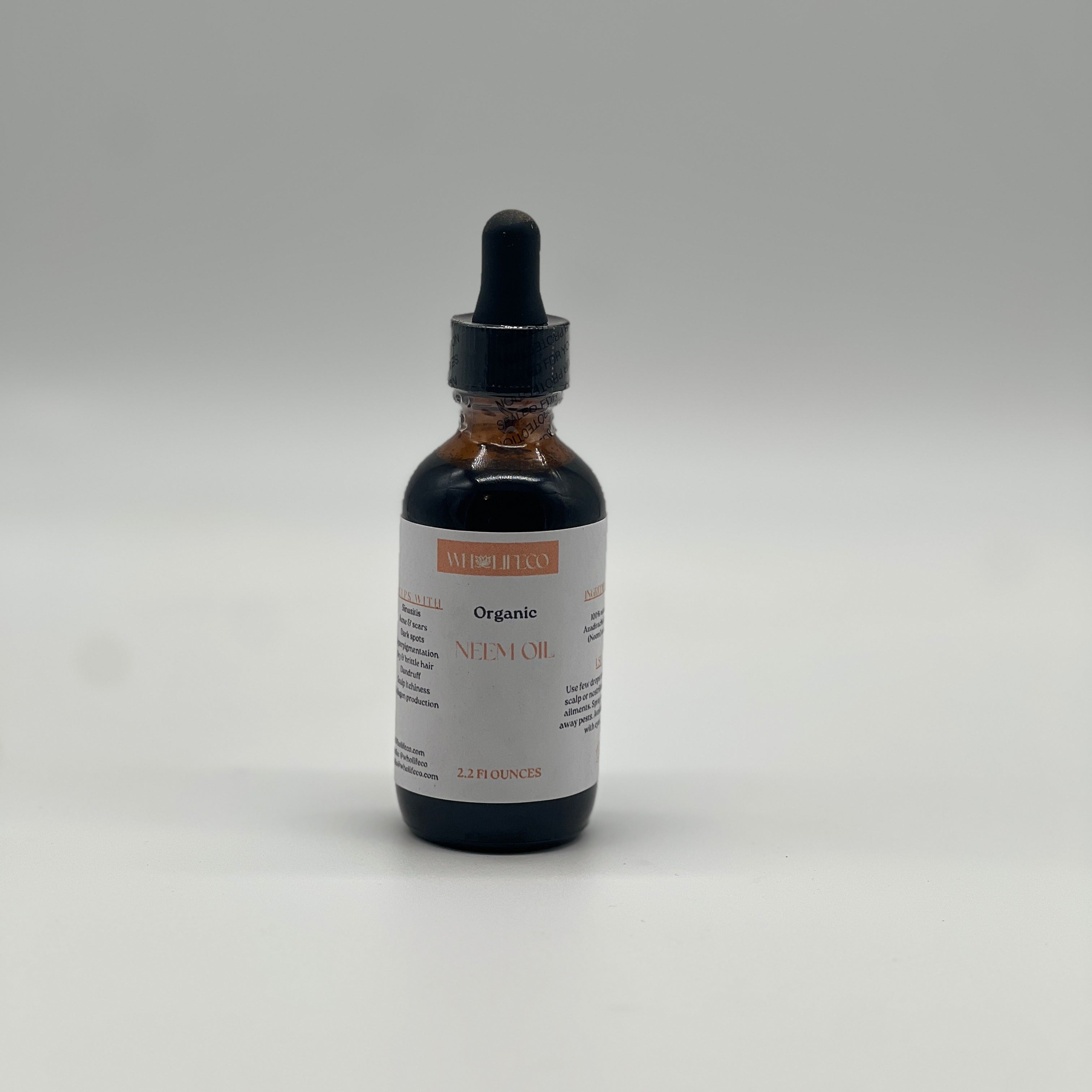 Aceite de Neem - Orgánico - 100% Puro y Natural