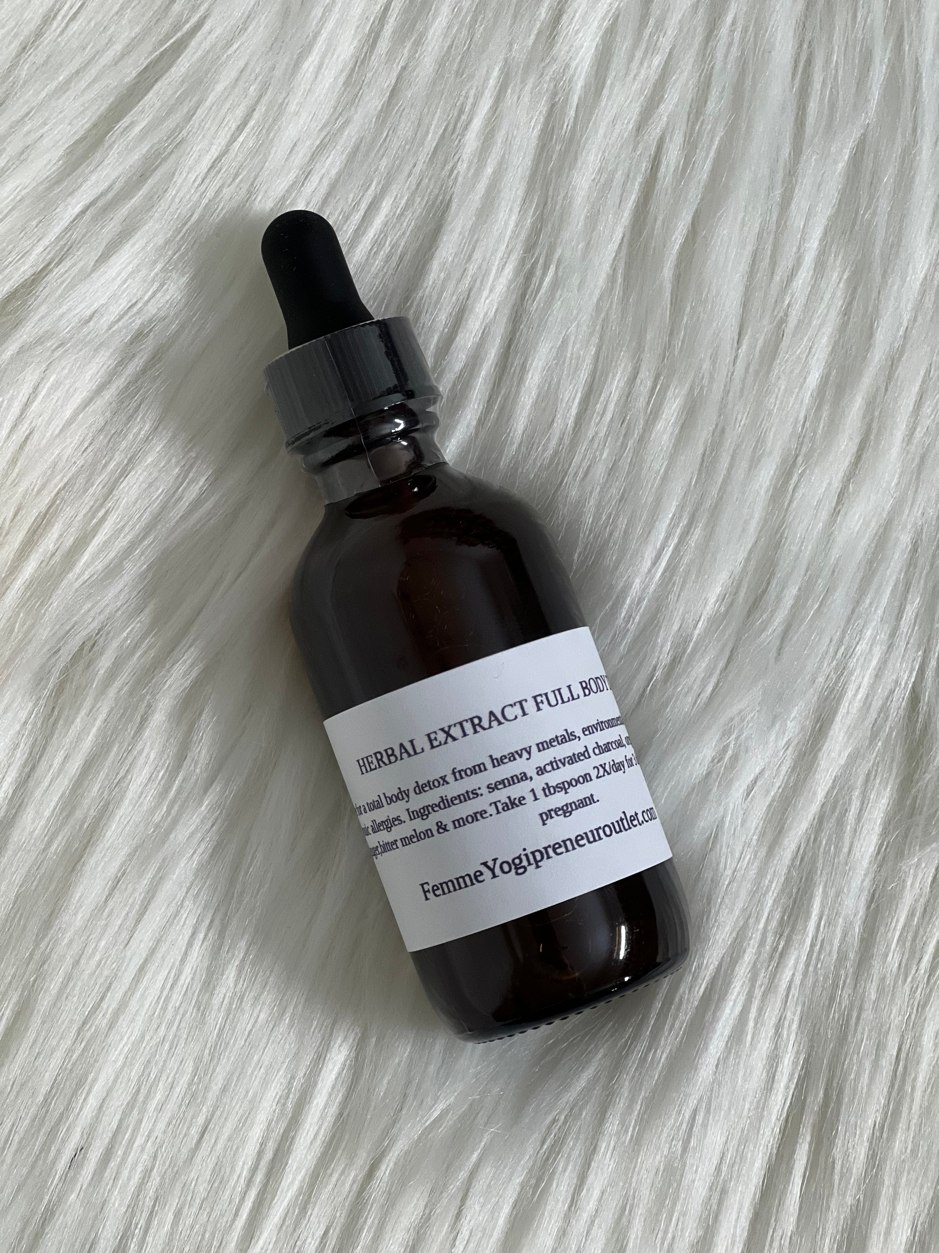 Extracto de hierbas para la desintoxicación corporal completa