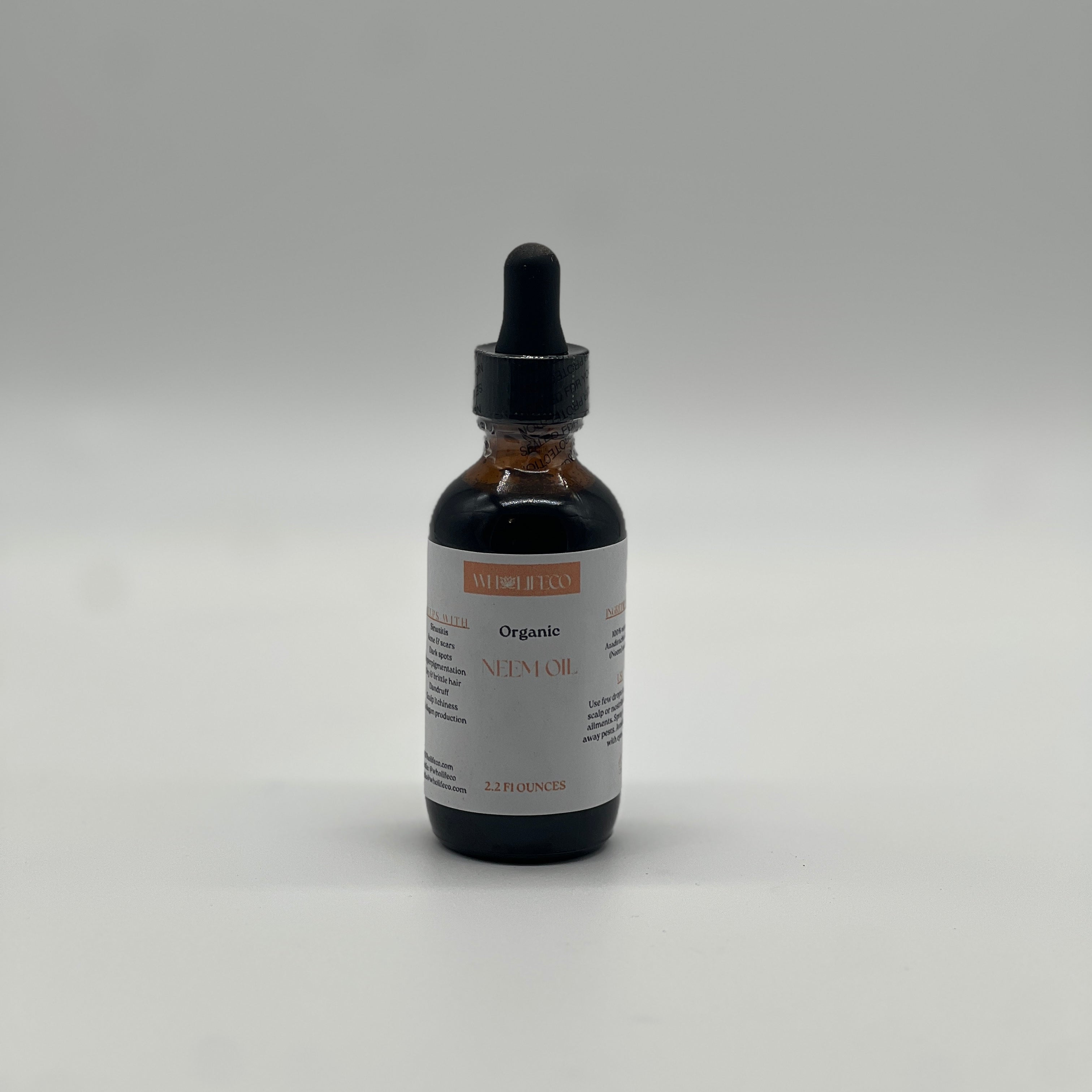 Aceite de Neem - Orgánico - 100% Puro y Natural