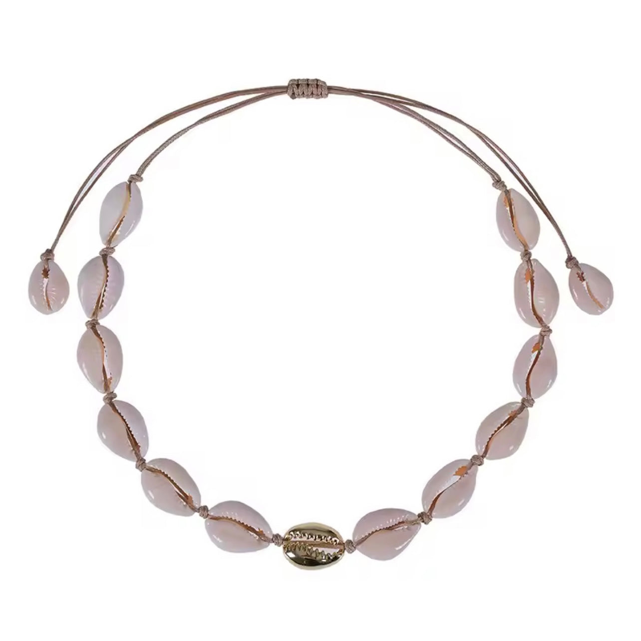 Cowrie Sea Shell Necklace / Choker