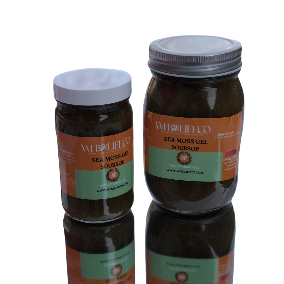 Wildcrafted soursop sea moss gel