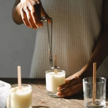 virtual candle making class with kit