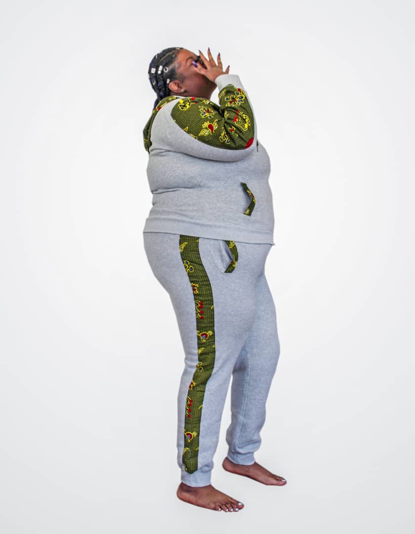african Kente print joggers