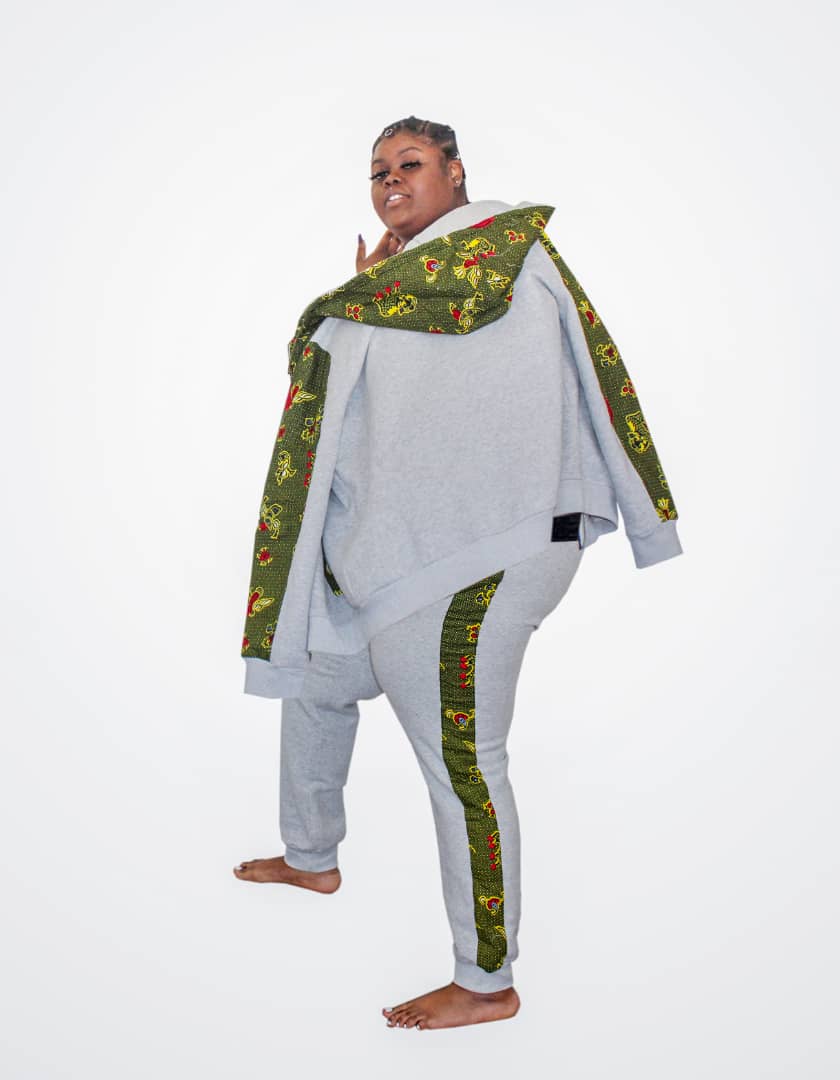 african Kente print joggers