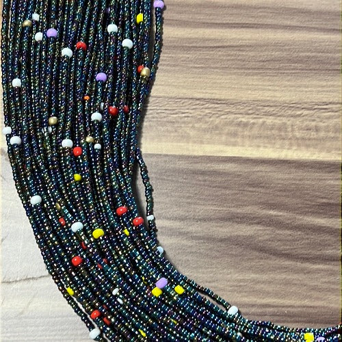iridescent color waist chains