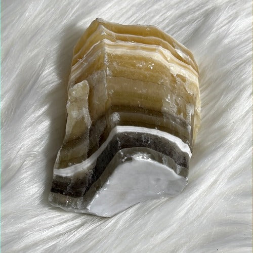 banded zebra calcite
