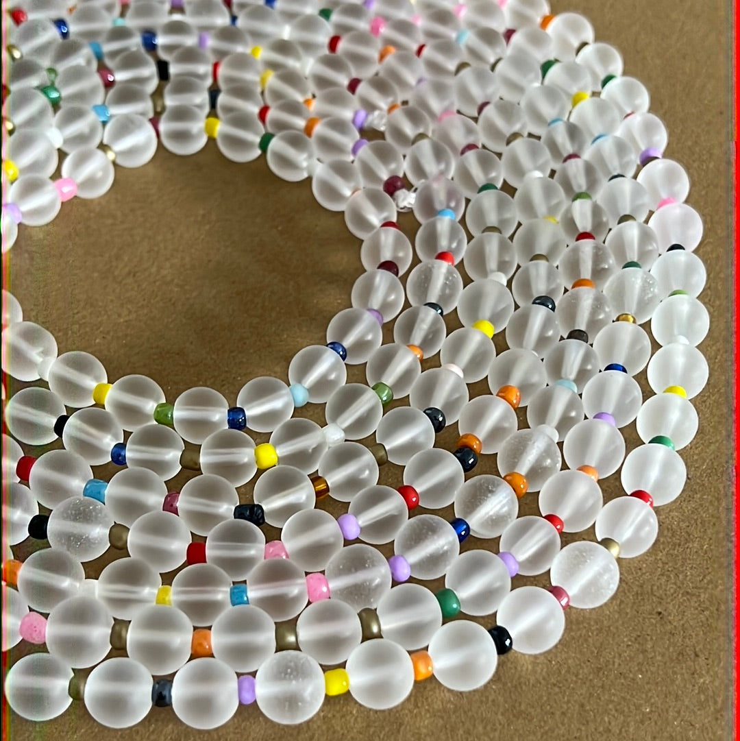 Rainbow African Waist Beads