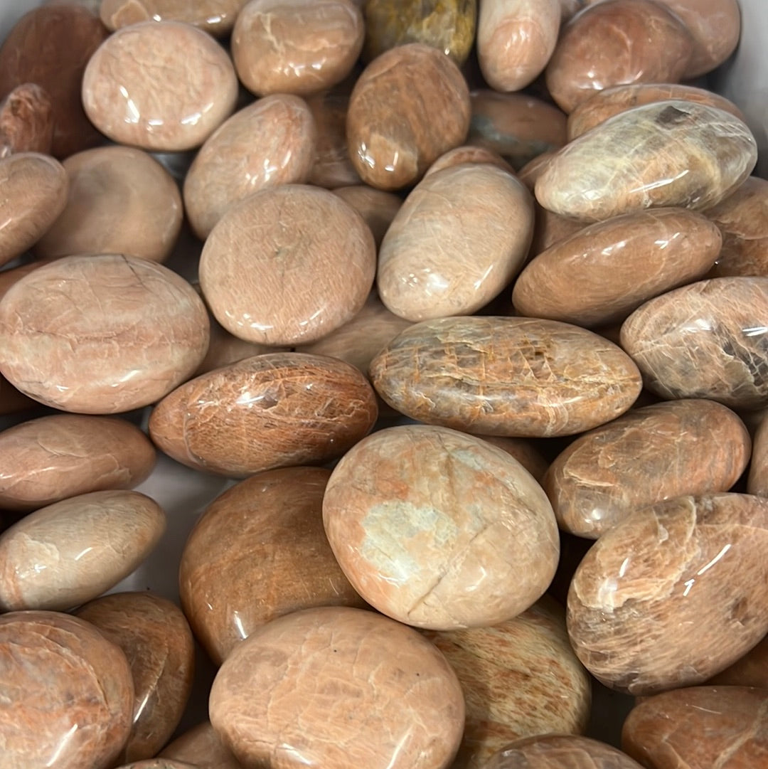 Peach Moonstone Tumble stone