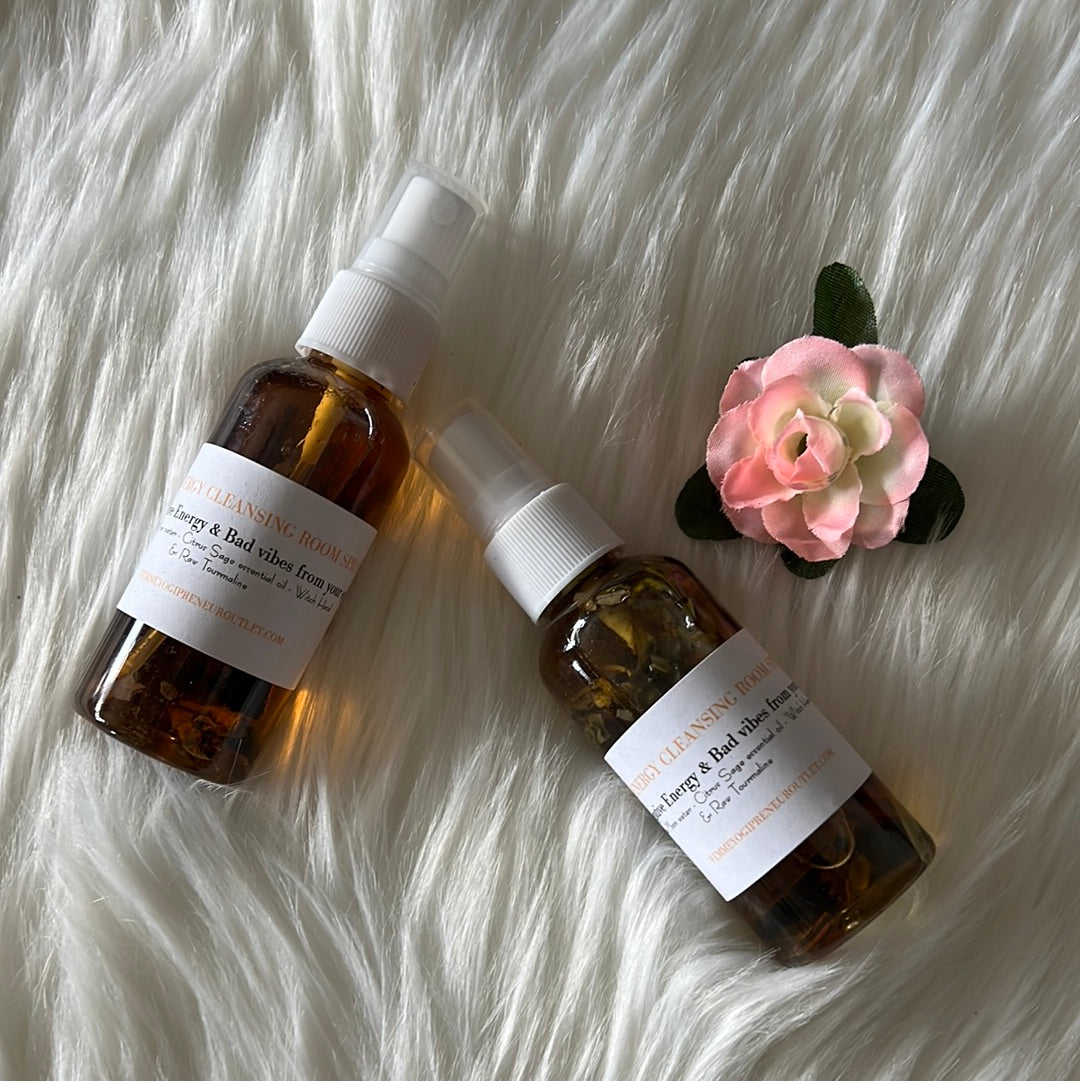Energy Cleansing Room spray w/ Tourmaline
