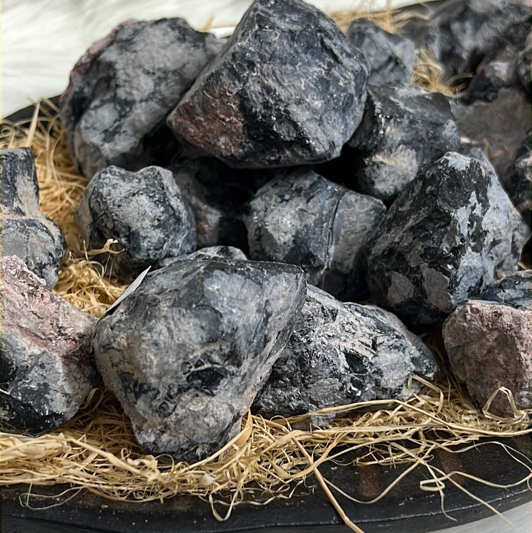 Snowflake Obsidian Raw Stones
