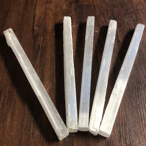 raw satin spar sticks