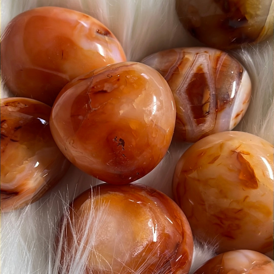 pretty carnelian healing crystals
