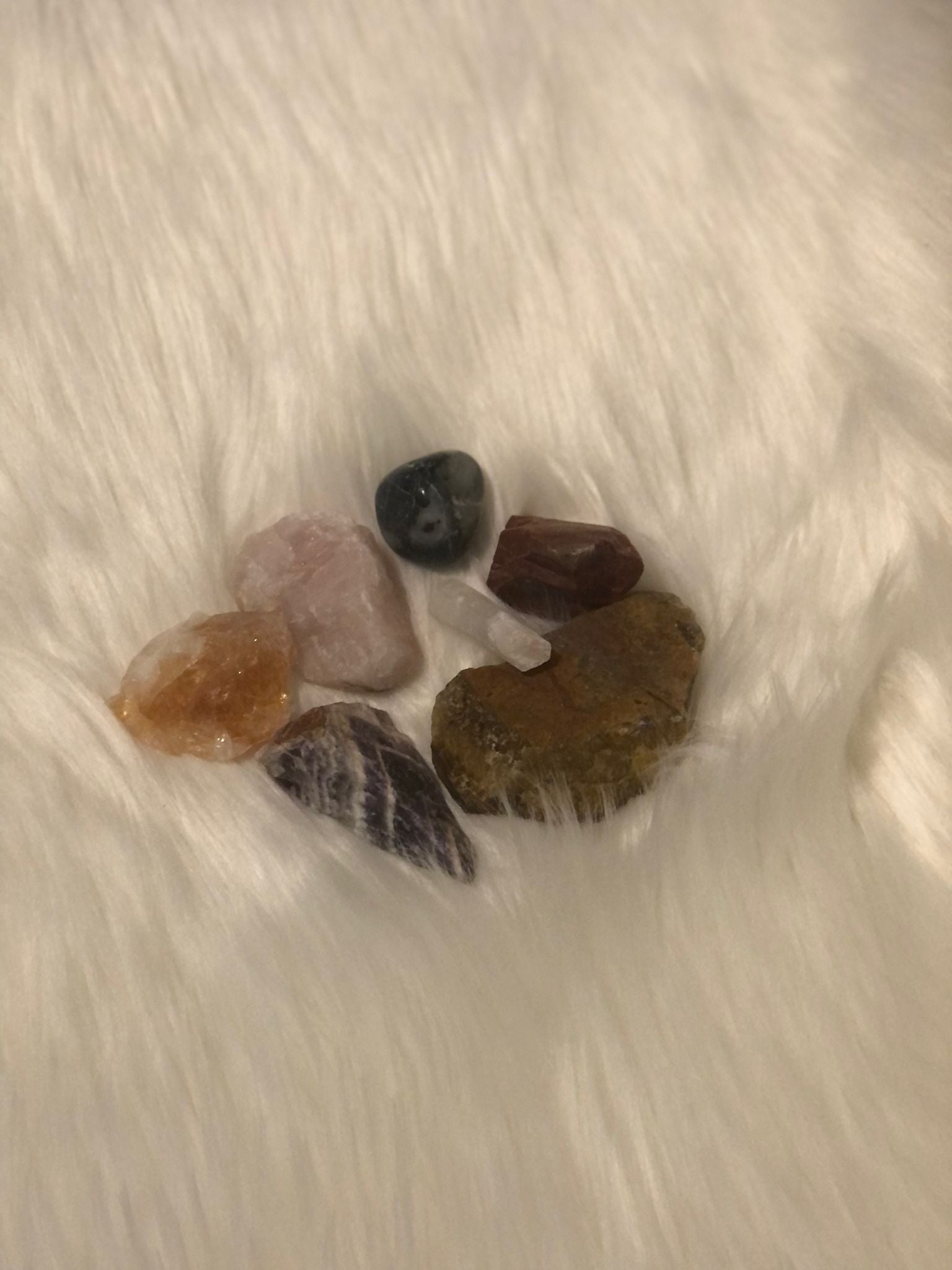 Piedras curativas de chakras para principiantes | Set de cristales de siete chakras