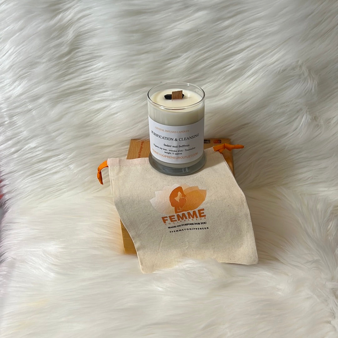 Fall scent soy candles