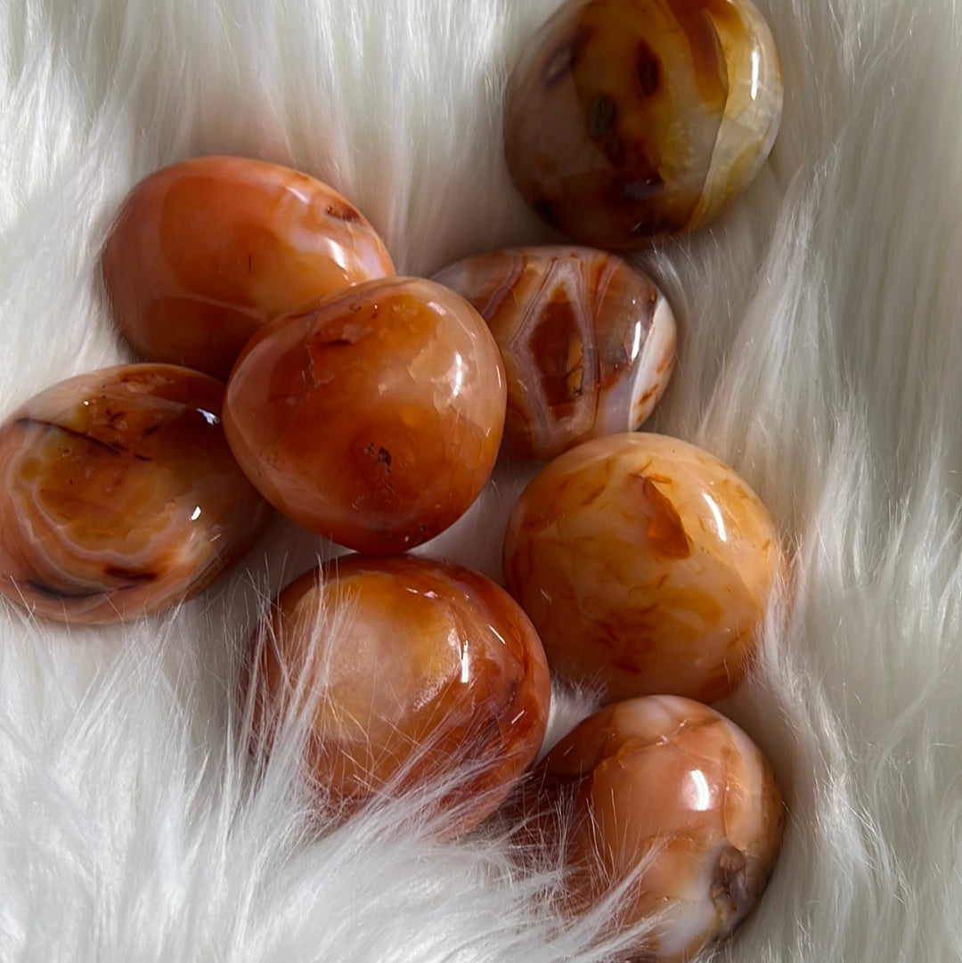 carnelian tumble stone