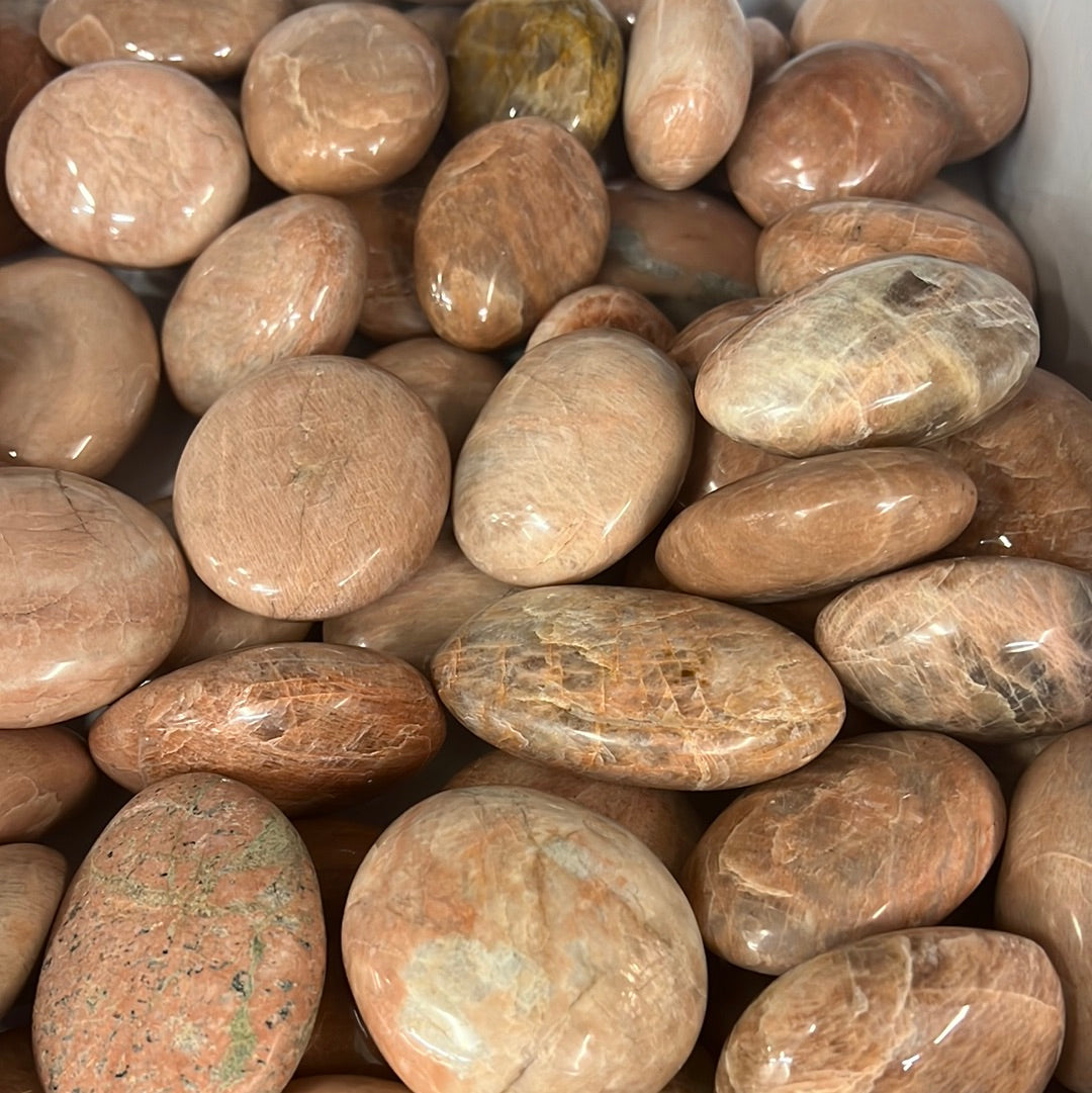 Peach Moonstone Tumble stone