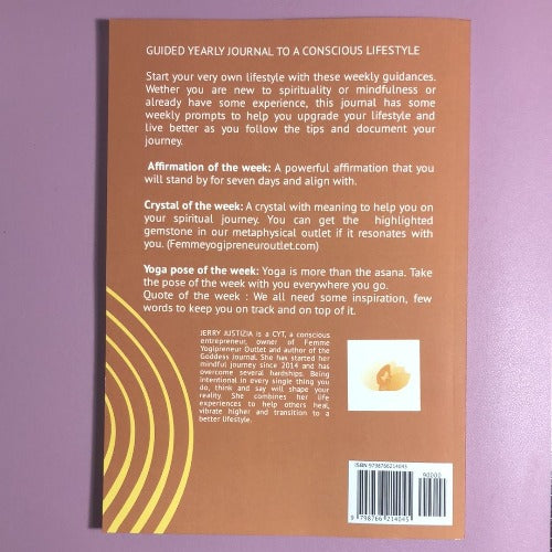 guided yearly journal for spiritual people