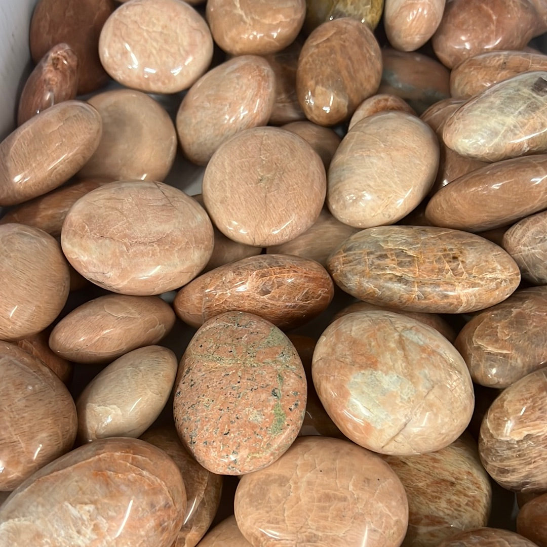 Peach Moonstone Tumble stone