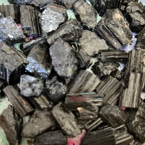raw black tourmaline