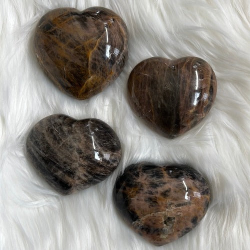 black moonstone crystals
