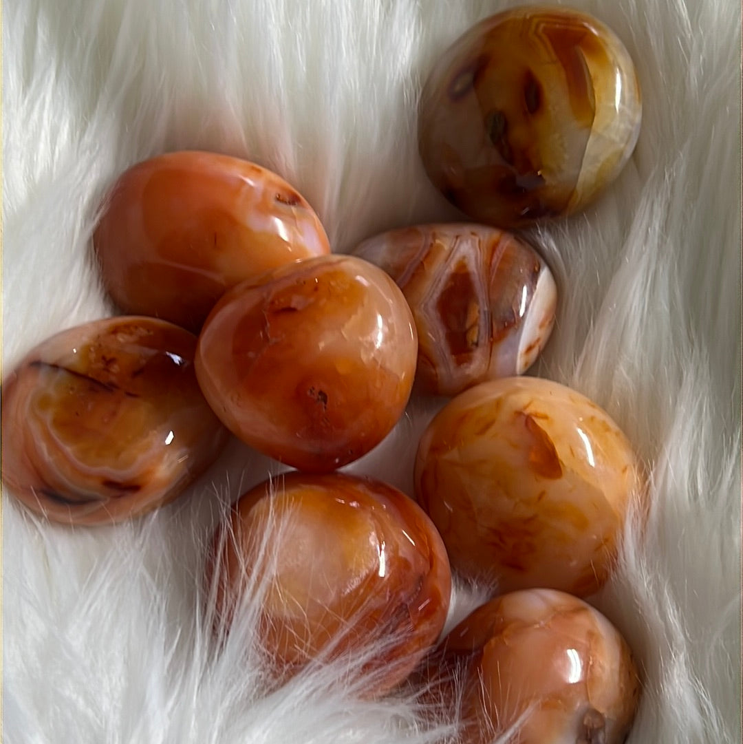 carnelian tumble stone