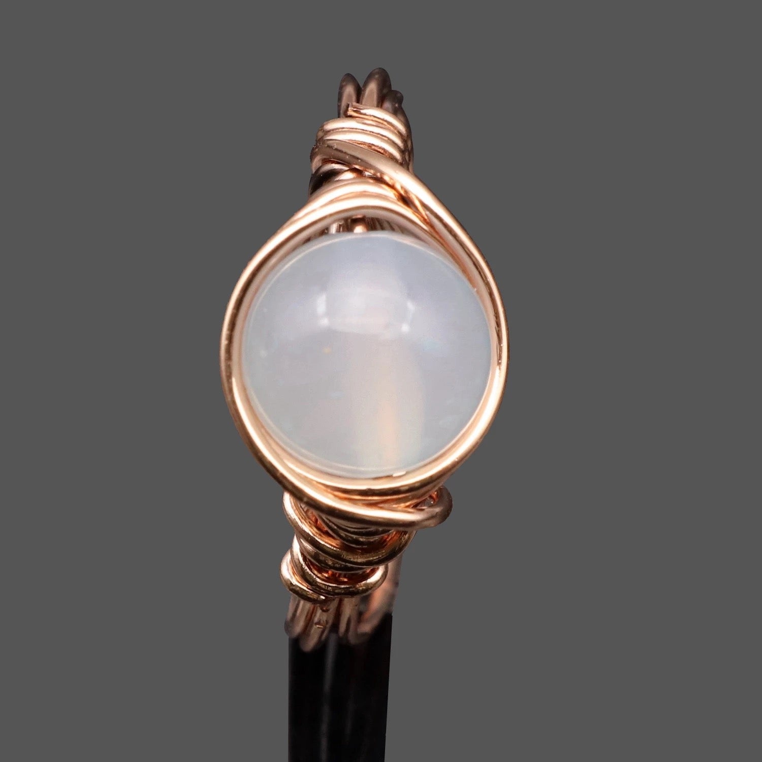 crystal  healing Agate ring