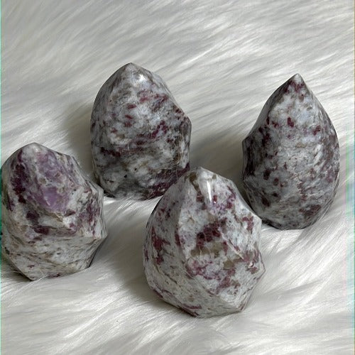 beautiful rubelite stone