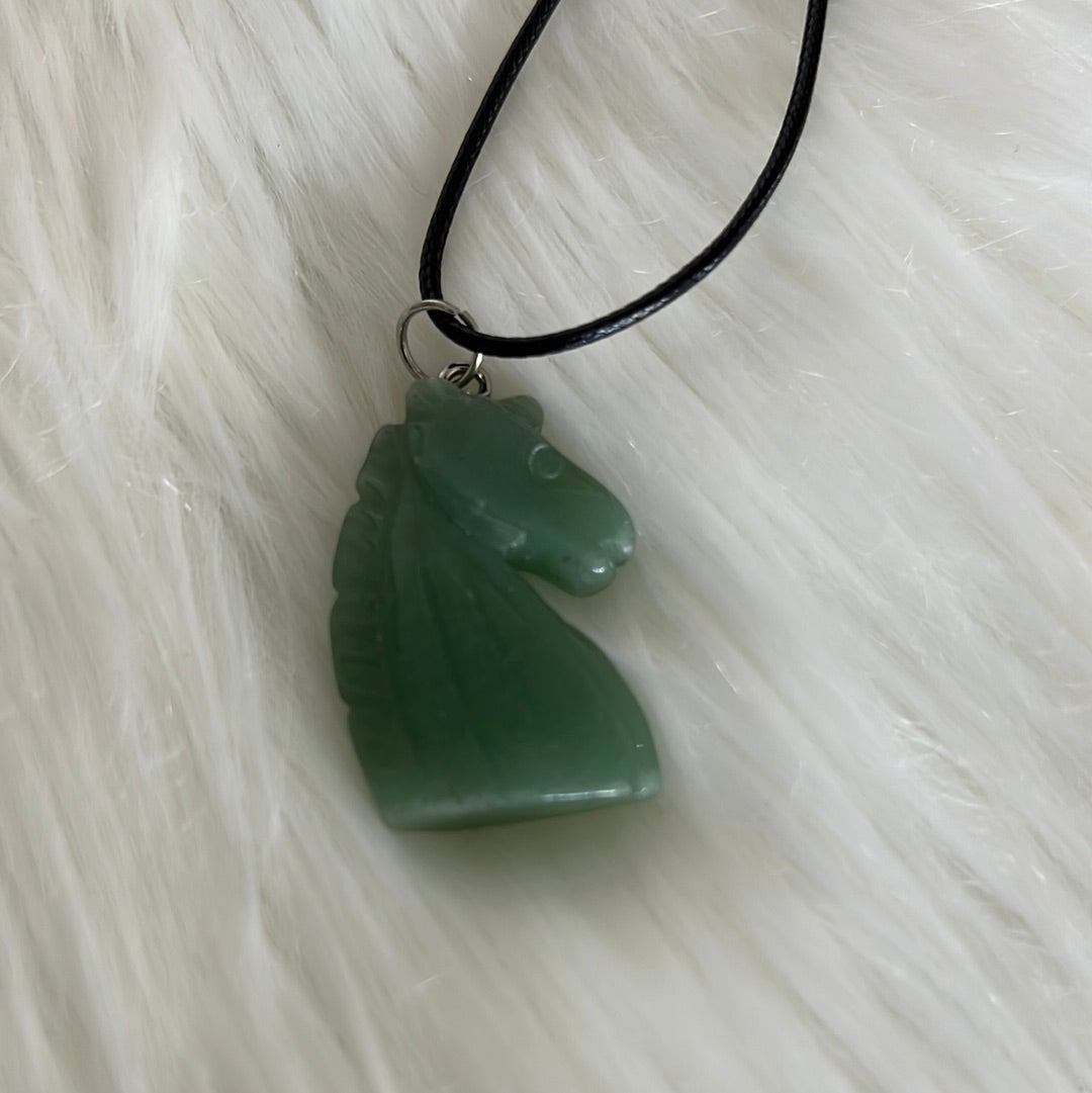 aventurine crystal pendant