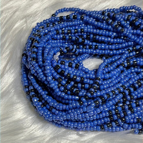 blessed blue waist beads