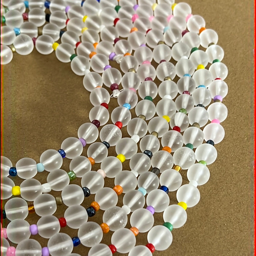 Rainbow African Waist Beads