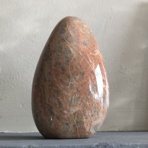 Peach moonstone crystal