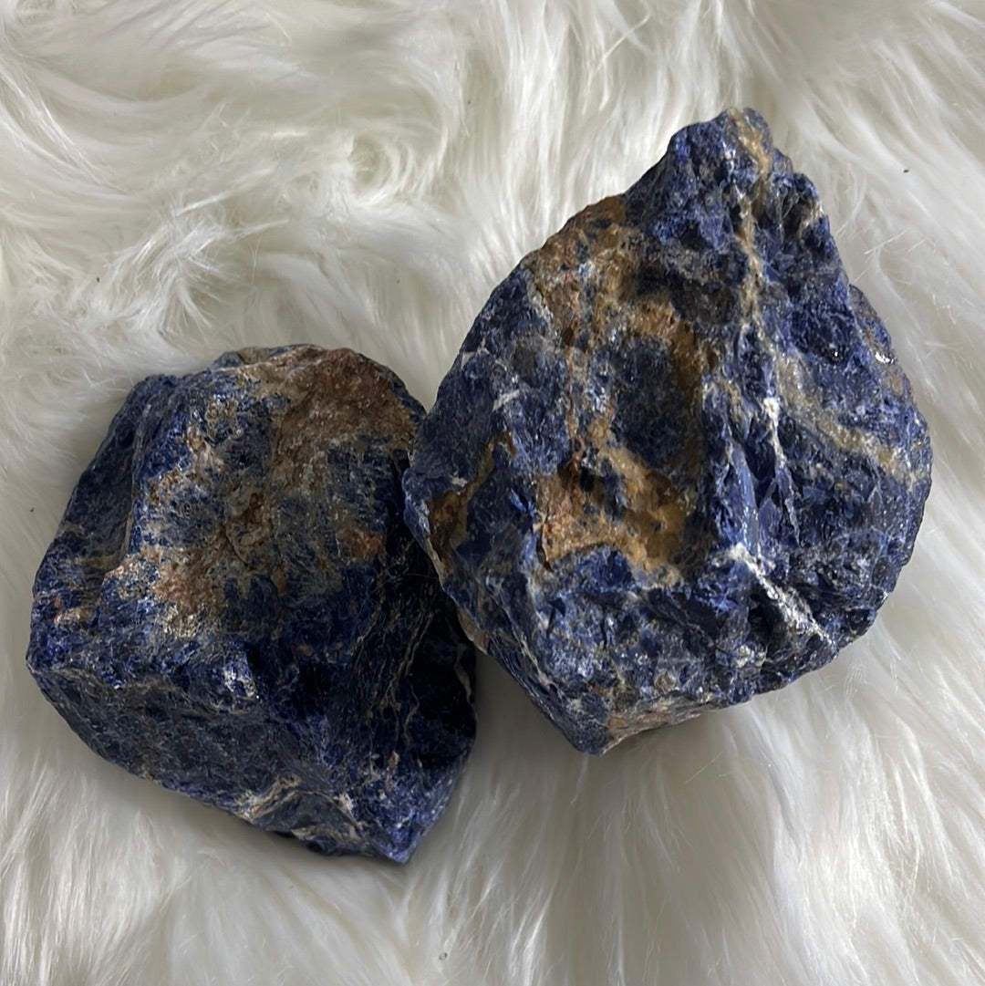 Jumbo Sunset Sodalite - Raw healing stone