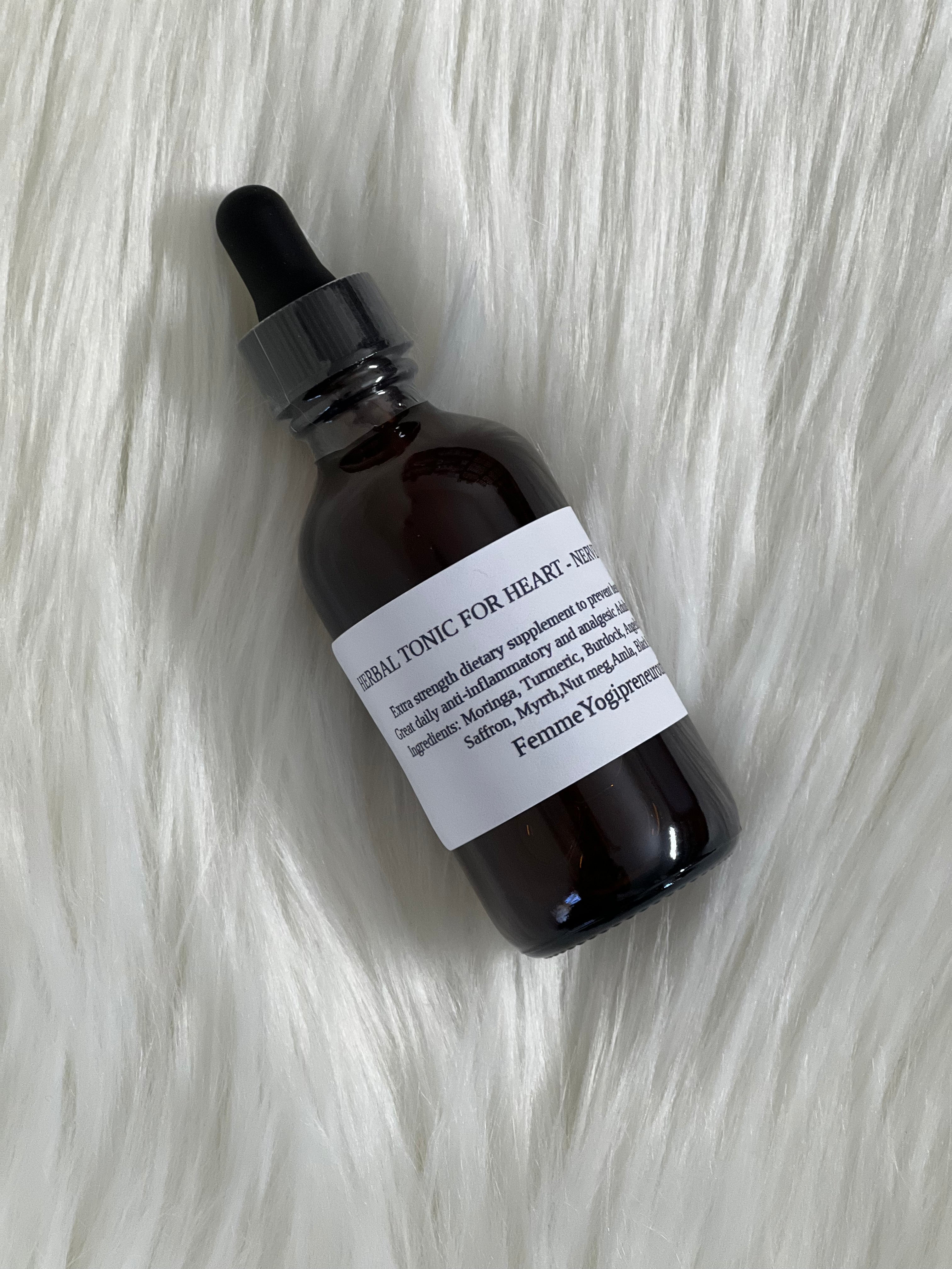 Tónico herbal para los nervios - Salud cardíaca y respiratoria