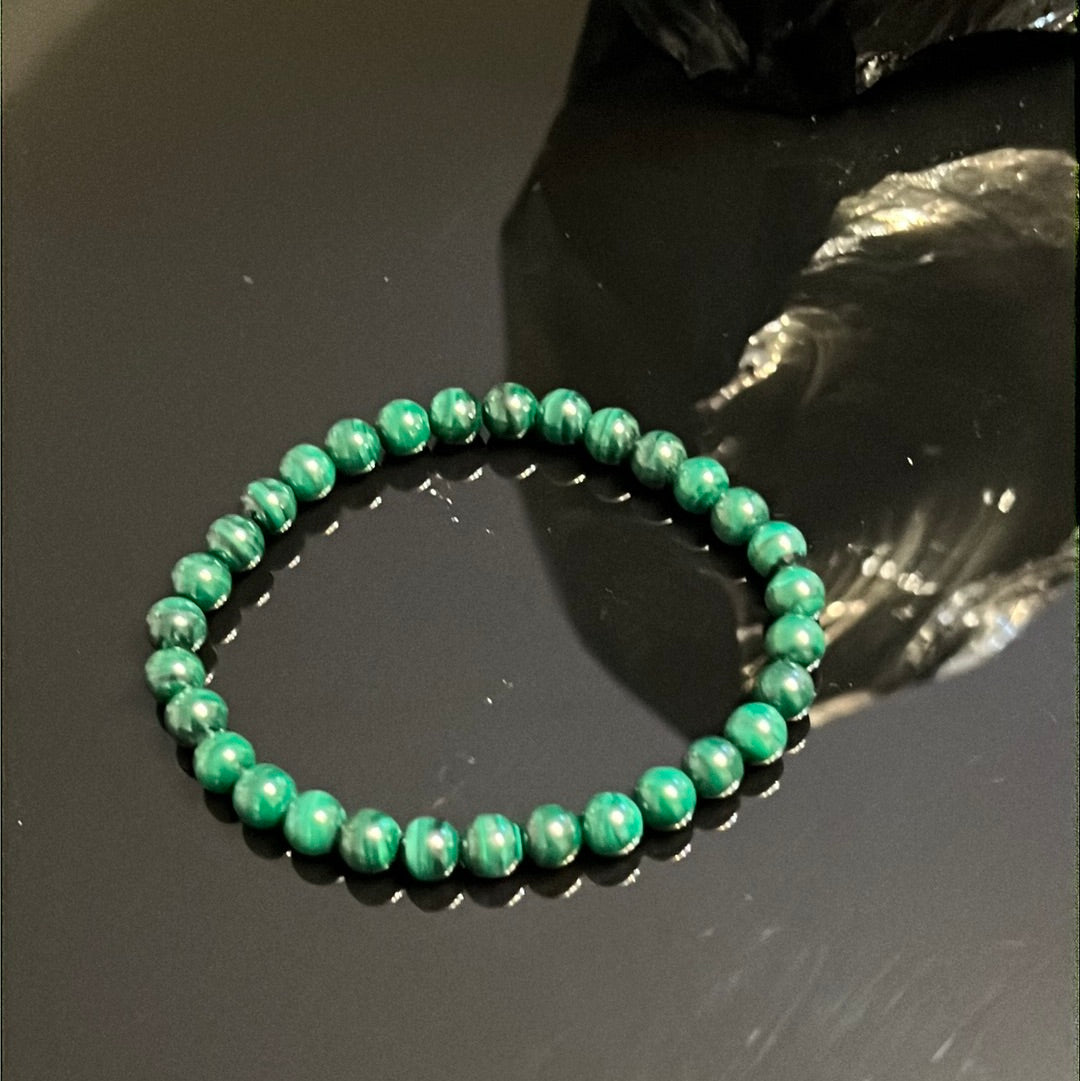 Pulsera de piedra de malaquita