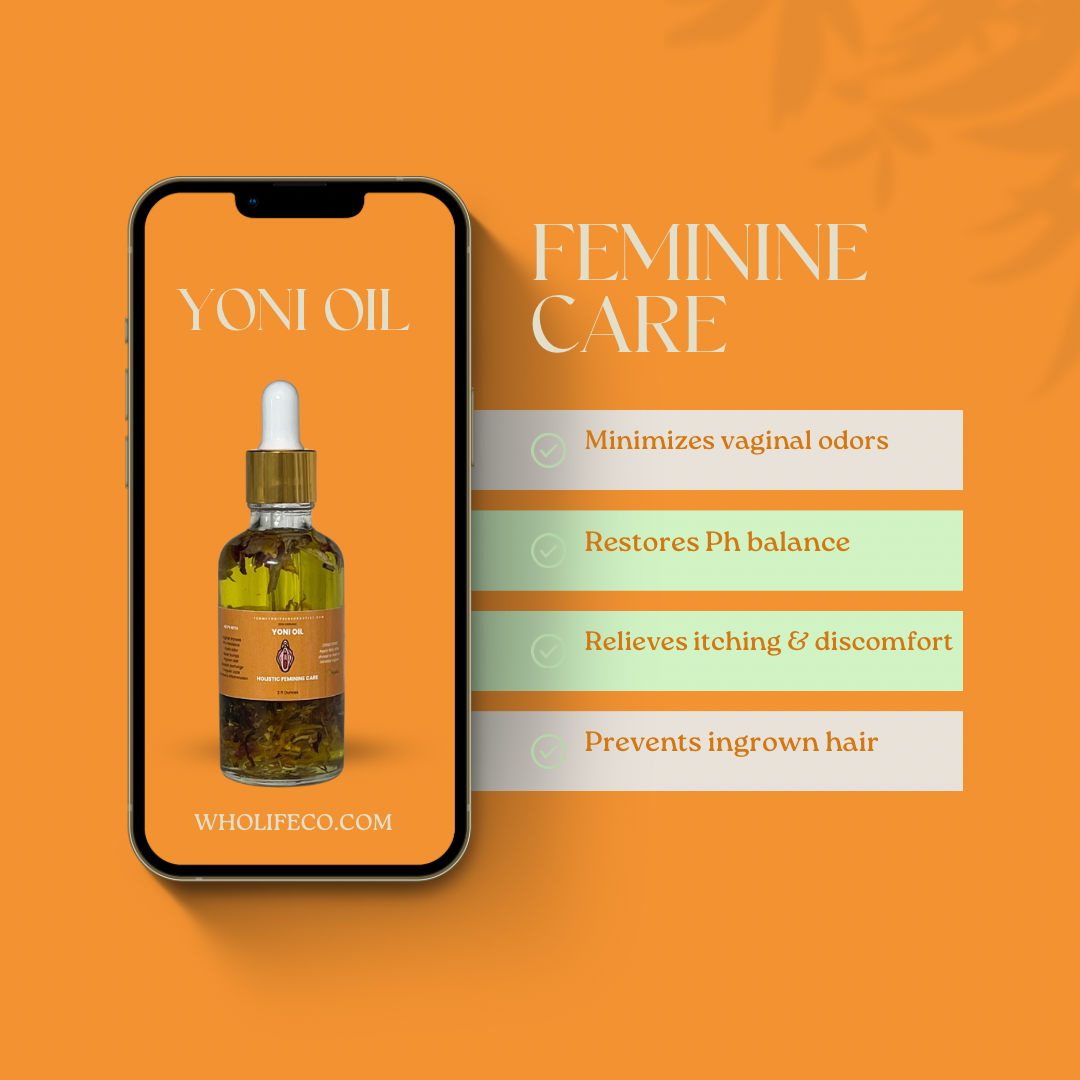 Aceite Yoni - Cuidado vaginal orgánico