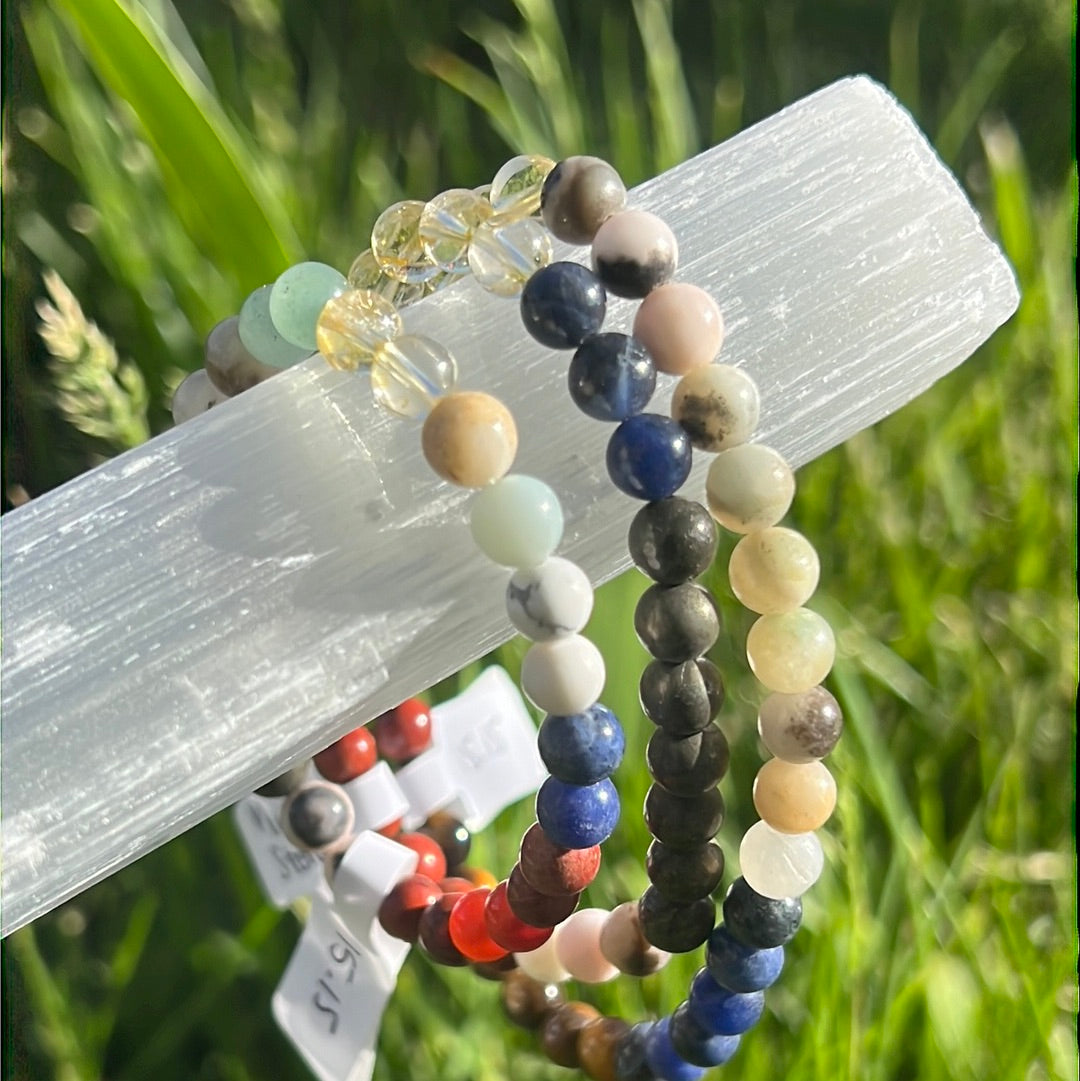 Joyería hecha a medida - Pulseras de piedras mixtas