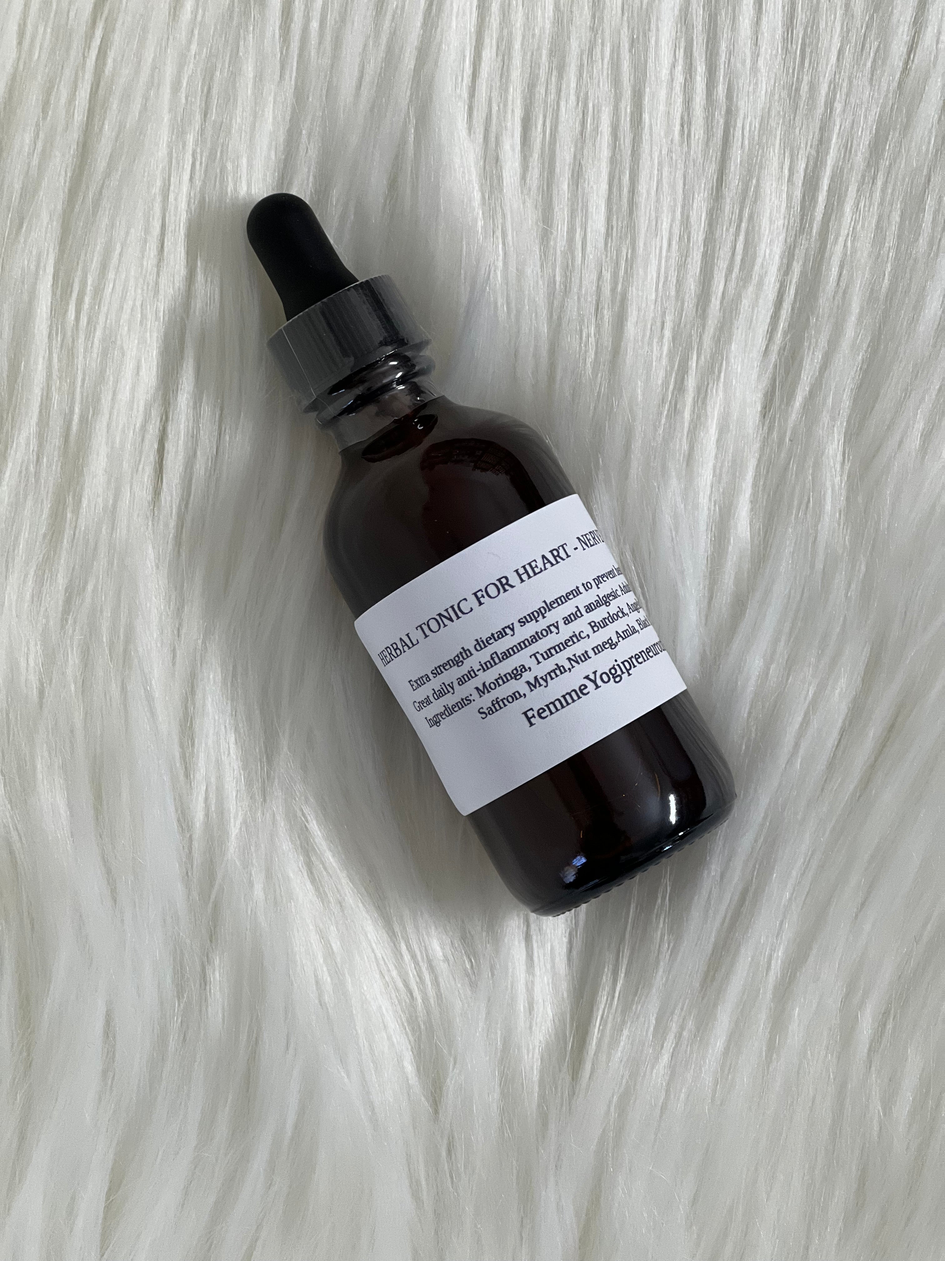 Tónico herbal para los nervios - Salud cardíaca y respiratoria
