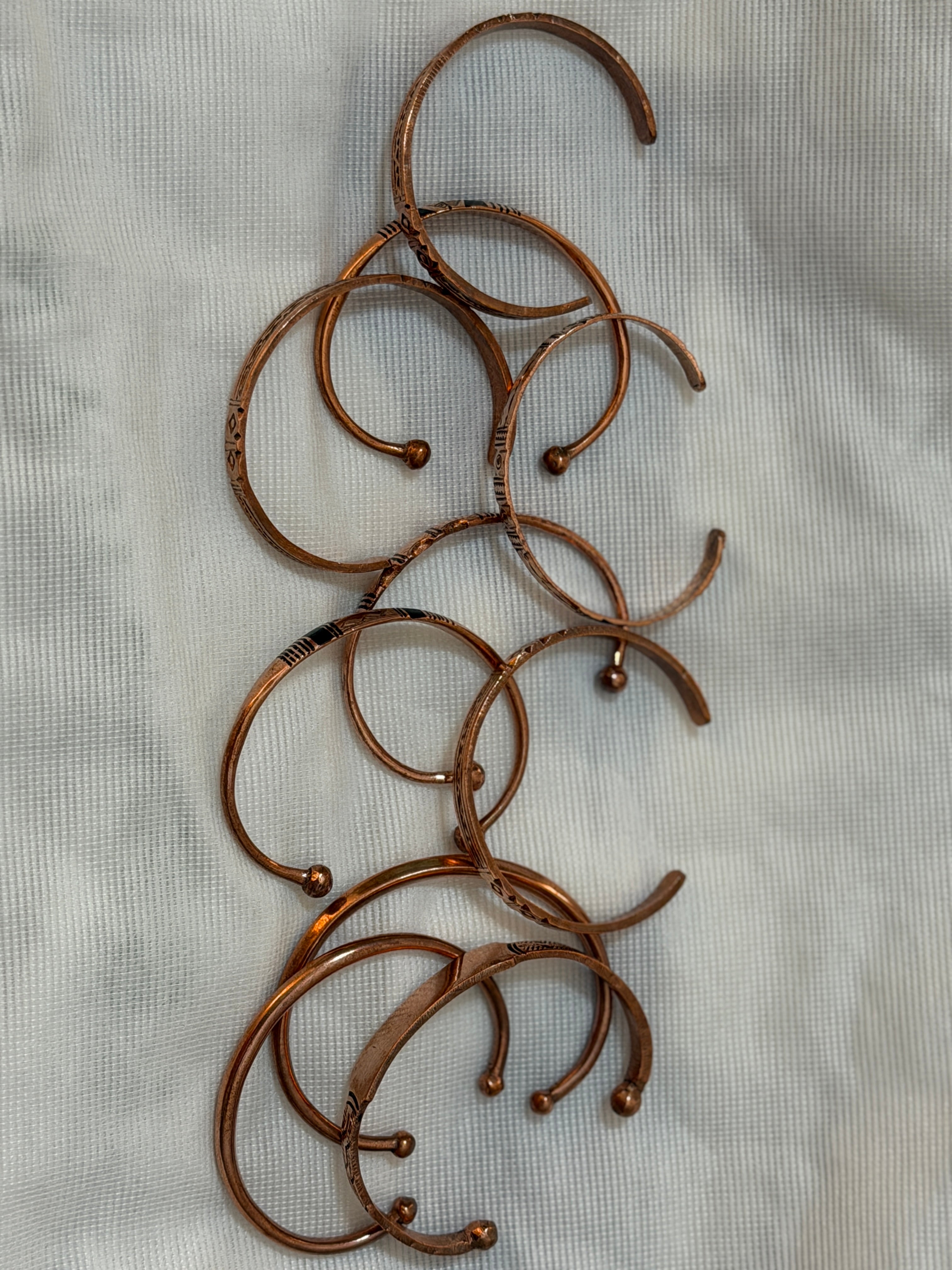 African Copper Bracelet/ Bangle - Handmade & Unisex