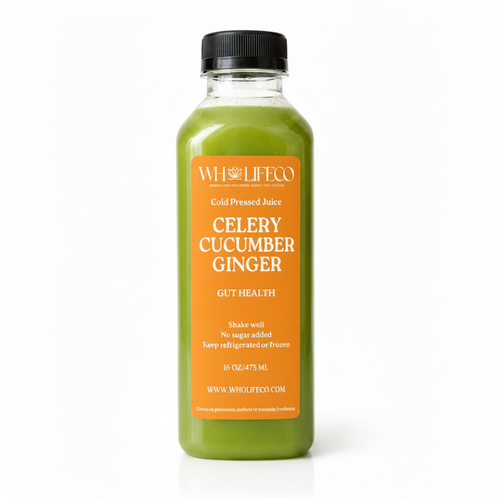 Green gut health juice