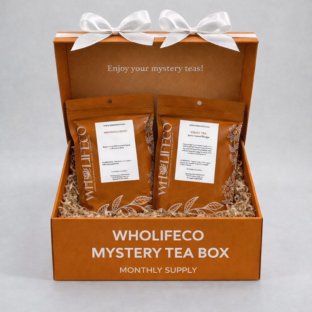 Wholifeco Mystery Tea Box - Exclusive Loose Leaf Tea Gift Box