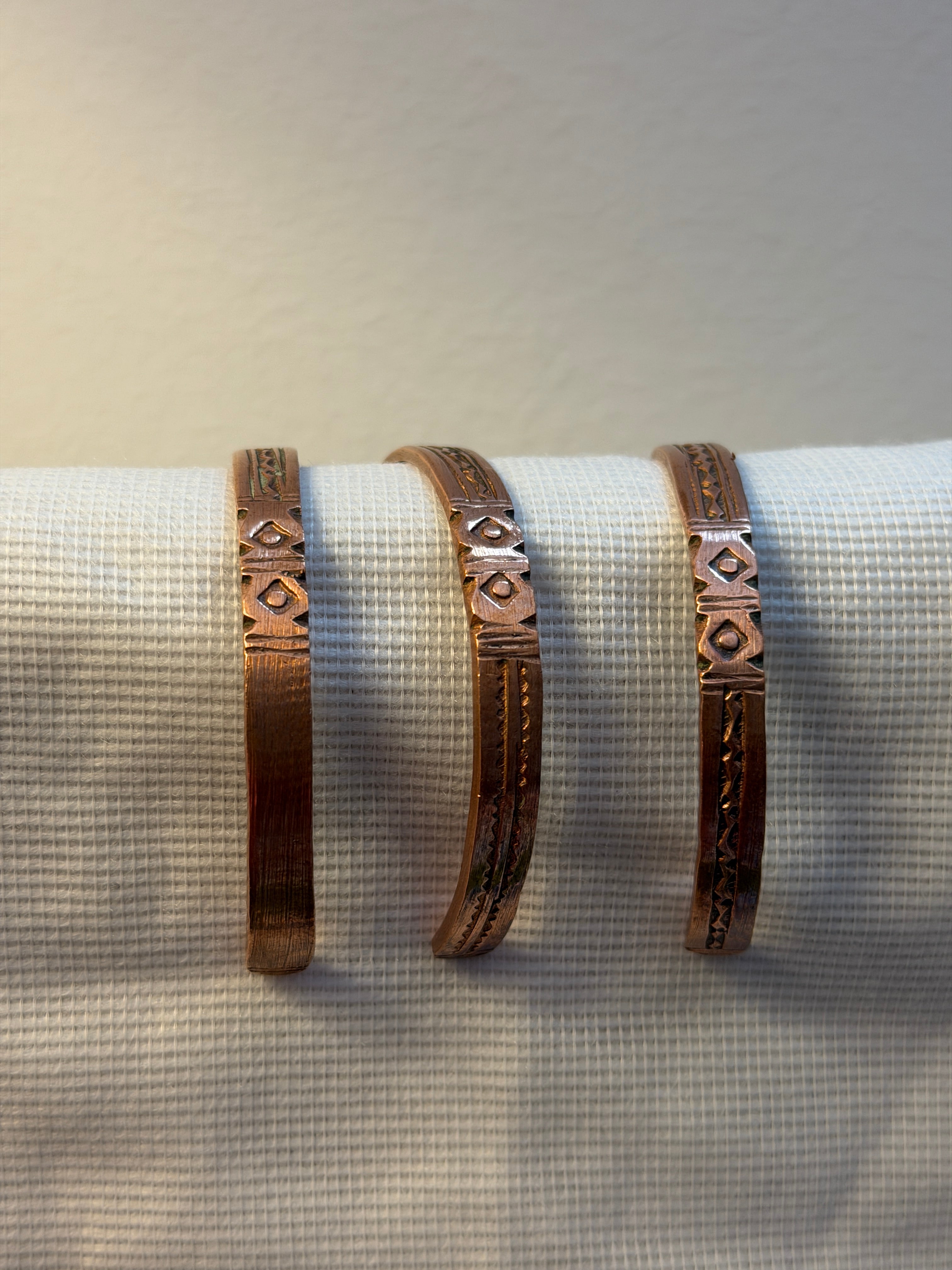 African Copper Bracelet/ Bangle - Handmade & Unisex