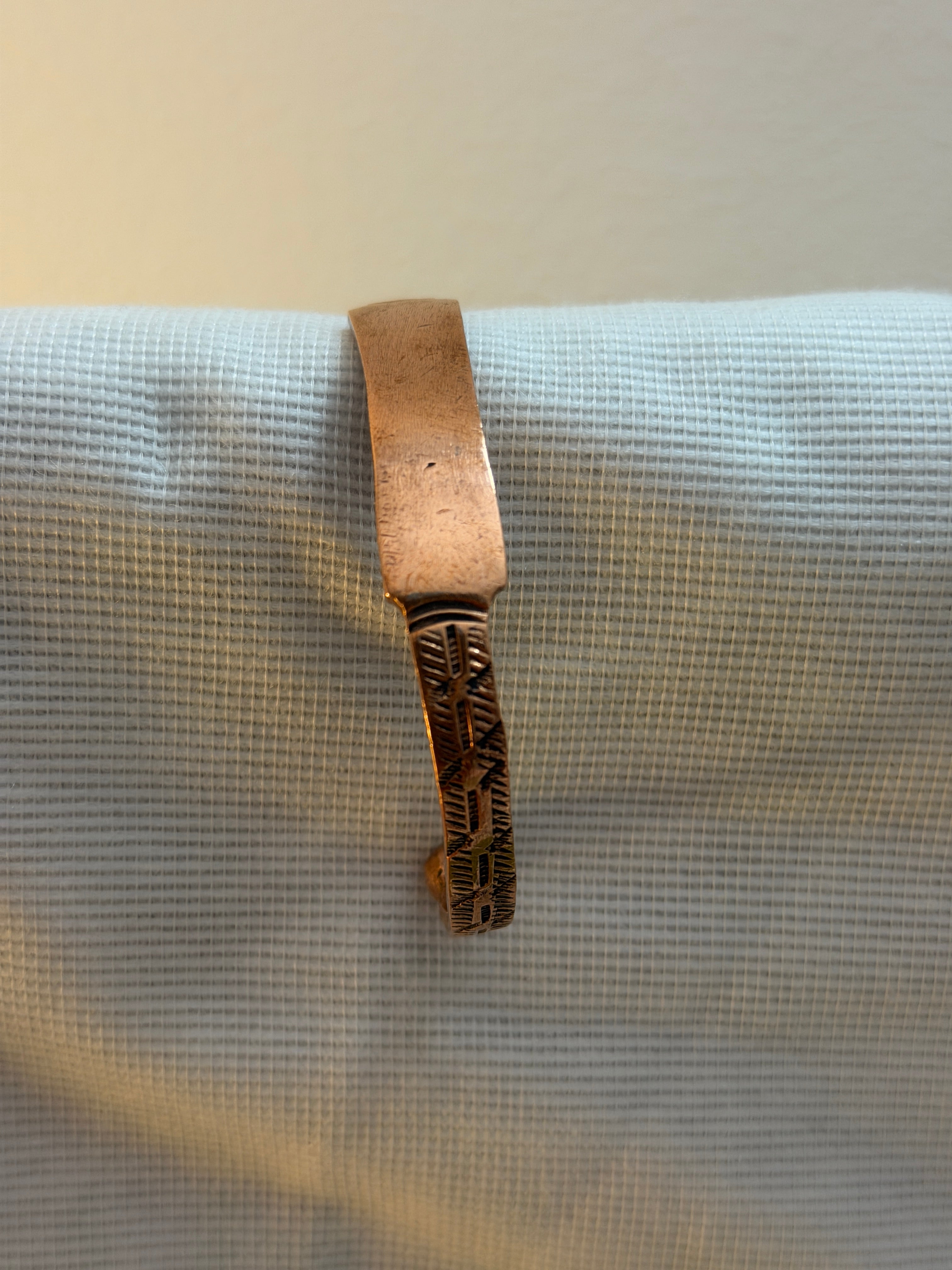 African Copper Bracelet/ Bangle - Handmade & Unisex