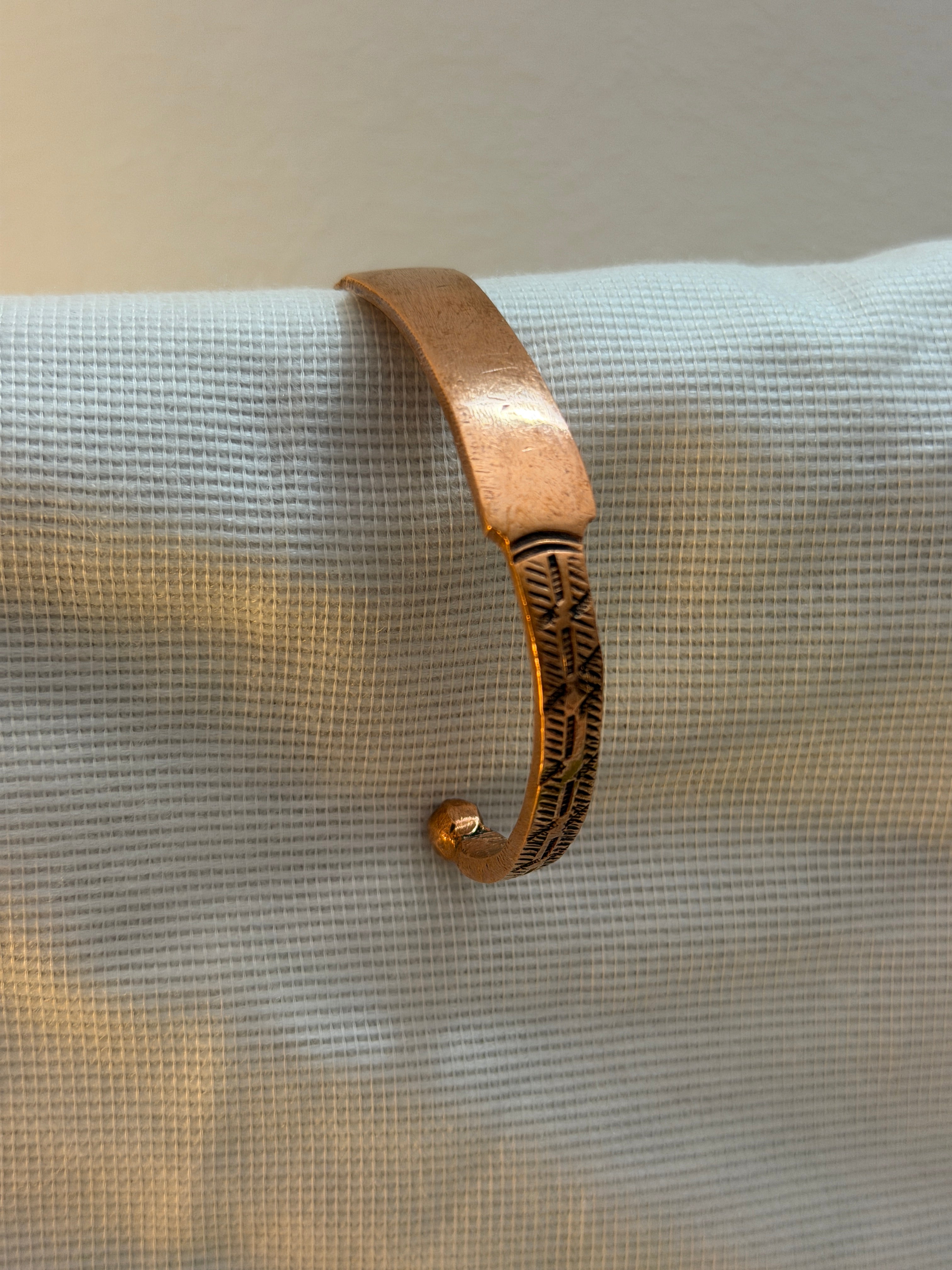 African Copper Bracelet/ Bangle - Handmade & Unisex