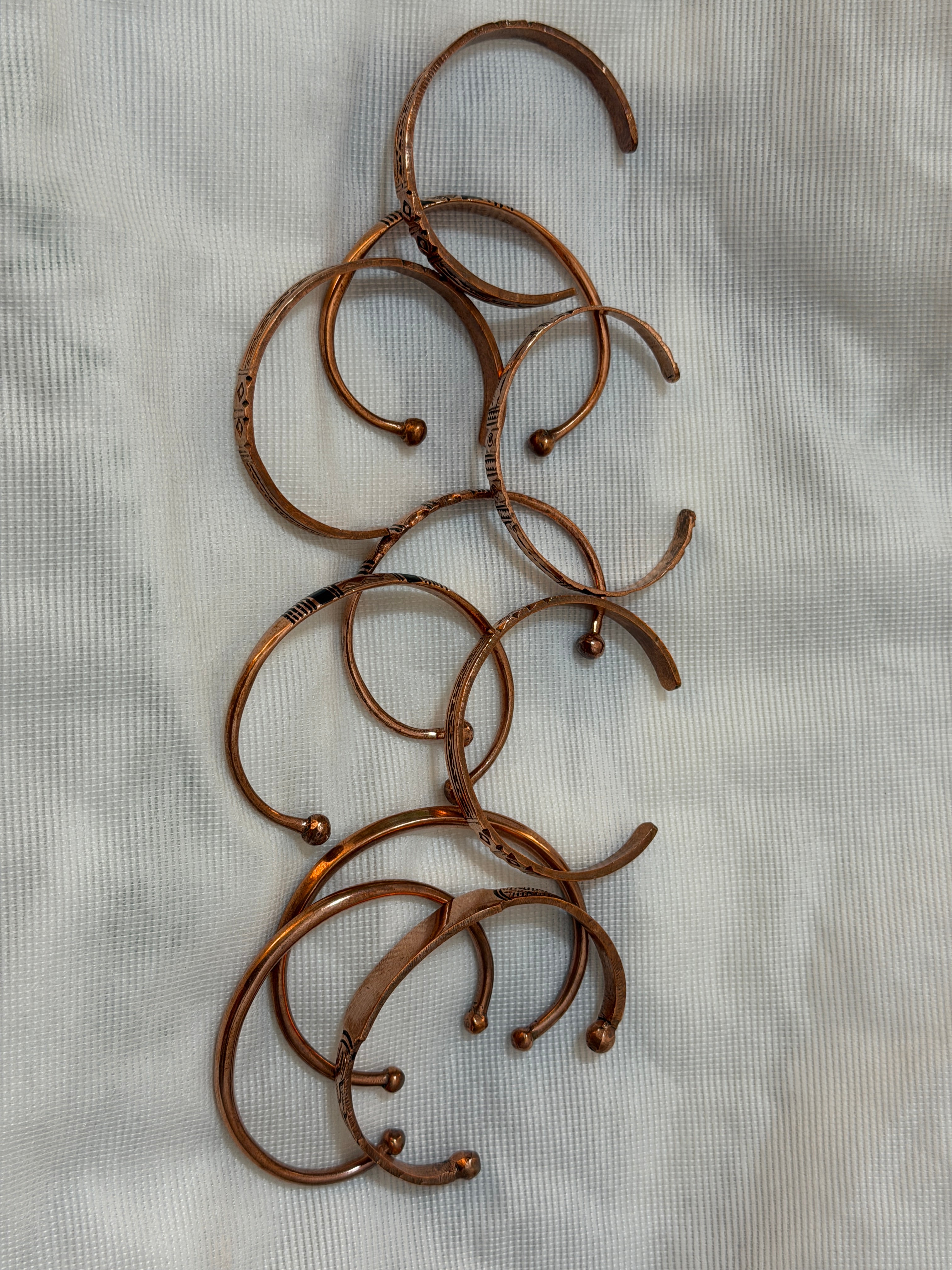 African Copper Bracelet/ Bangle - Handmade & Unisex