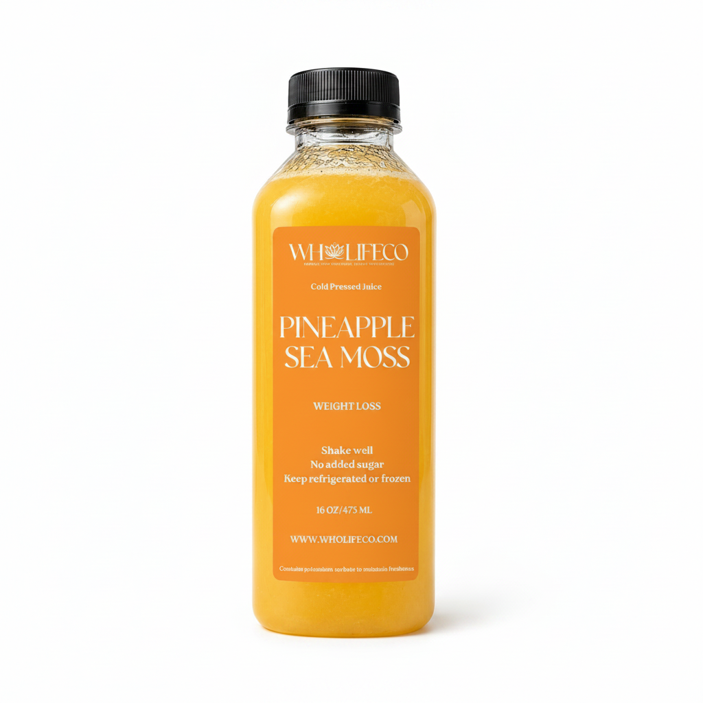 Limonada de piña y musgo marino: jugo para bajar de peso