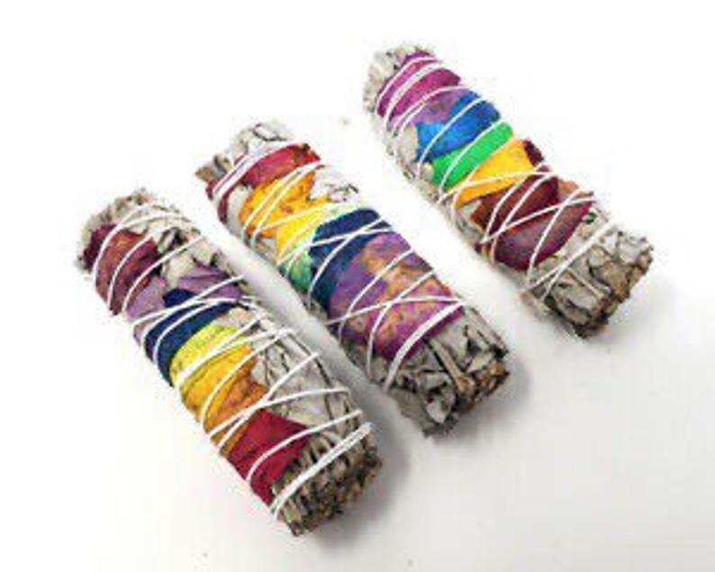 7 chakras white sage