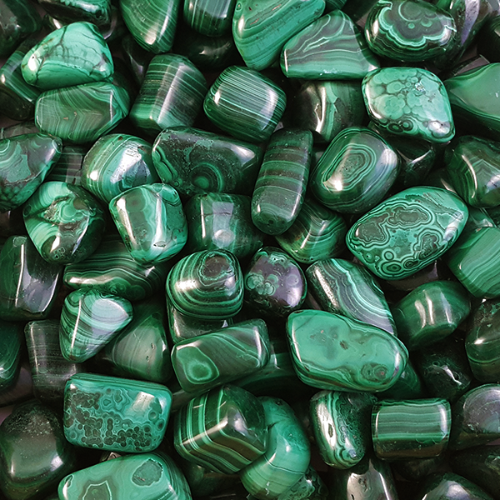 green malachite stone