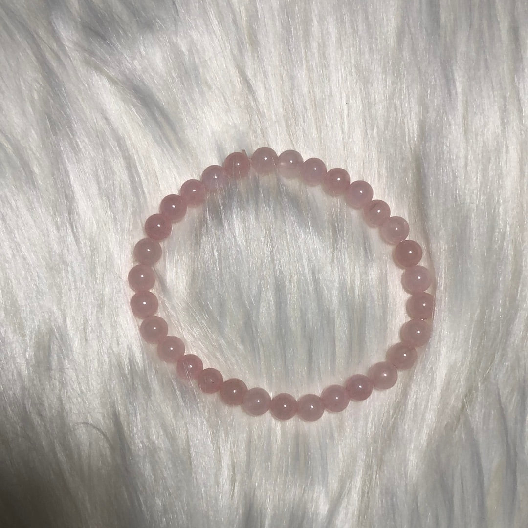 Pulsera de cuarzo rosa | Sanación emocional | Chakra del corazón