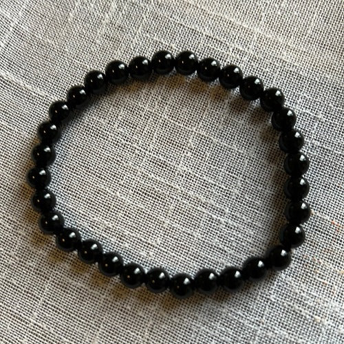 black gemstone bracelet for men