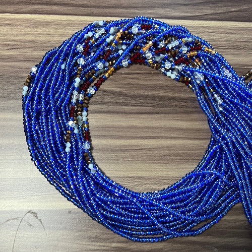 Pretty purple waist beads